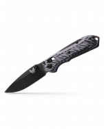Benchmade Knives Mini Freek 565BK-02 Black CPM-M4 Gray G10 Red Pocket Knife
