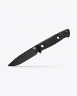Benchmade Knives Bushcrafter 163BK Carbon Fiber Black CPM-S30V Fixed Blade Knife