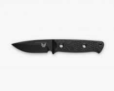 Benchmade Knives Mini Bushcrafter 165BK Carbon Fiber Black CruWear Fixed Blade
