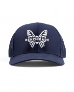 Benchmade Knives 50157 Navy Blue Cotton Polyester Classic Trucker Hat