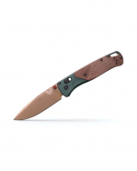 Benchmade Knives Bugout 535FE-2602 Brown Canvas Micarta CPM-S90V Stainless Knife