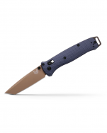 Benchmade Knives Bailout 537FE-02 Dark Earth M4 Crater Blue Aluminum