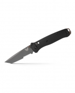 Benchmade Knives Bailout 537SGY-03 Grey Serrated M4 Black Aluminum Pocket Knife