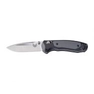 Benchmade Knives Mini Boost 595 CPM-S30V Stainless Grey Grivory Black Versaflex