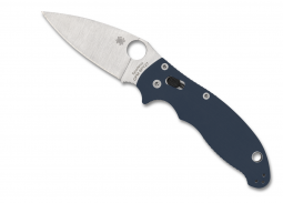 Spyderco Knives Manix 2 C101GPCBL2 Blue G10 CPM SPY27 Stainless Pocket Knife