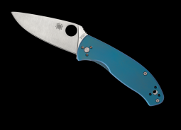 Spyderco Tenacious Frame Lock C122TIBLP Titanium 8Cr13MoV Steel Pocket Knife