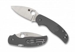 Spyderco Knives Sage 5 Lightweight C123PGY Gray FRN Maxamet Steel Pocket Knife