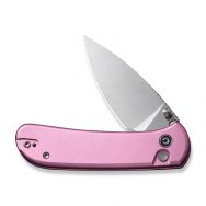 Civivi Knives Qubit C22030E-5 Button Lock Pink Aluminum Stainless Pocket Knife