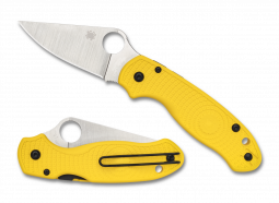 Spyderco Knives Para 3 Salt Lightweight C223PYL Yellow CPM Magnacut Pocket Knife
