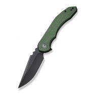 Civivi Knives Bluetick C23050-3 Green Micarta Black 14C28N Steel Pocket Knife