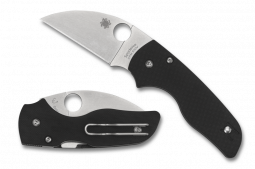 Spyderco Knives Lil Native Lockback C230GPWC S30V Black G10 Pocket Knife