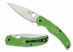 Spyderco Knives Native Chief Salt LW C244PGR LC200N Steel Green FRN Knife