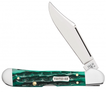 Case xx Knives Mini Copperlock 48949 Kinfolk Jade Bone Stainless Pocket Knife
