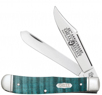 Case xx Knives Select 25th Ann 1/400 Trapper Turquoise Maple 10415 Pocket Knife