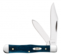 Case xx Knives Father's Day 'DAD' Swell Center Jack 10609 Blue Bone Pocket Knife