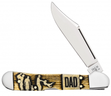 Case xx Knives Father's Day 1/350 'DAD' Mini Copperlock 10621 Pocket Knife