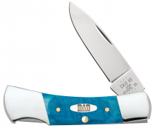 CaseXX Knives Father's Day Lockback 10629 Blue Bone Stainless Steel Pocket Knife