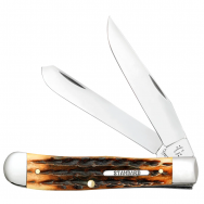 Case xx Knives Trapper Heritage Dark Molasses Bone 11044 Stainless Knife
