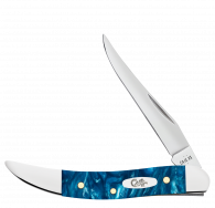 Case xx Knives Toothpick Teal Swirl Kirinite 12294 Stainless Pocket Knife