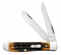 Case xx Knives Mini Trapper Kinfolks Molasses Bone 12771 Stainless Pocket Knife
