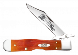 Case xx Knives Cheetah Cub DAD Tequila Sunrise Bone 13363 Stainless Pocket Knife