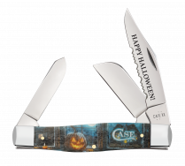 Case xx Knives Large Stockman Halloween Natural Bone 13366 Stainless Knife