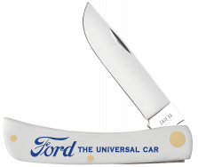 Case xx Knives Sod Buster Jr White Blue Ford 14342 Stainless Pocket Knife