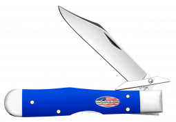 Case xx Knives Cheetah Cub Royal Blue Synthetic USA 16406 Stainless Pocket Knife