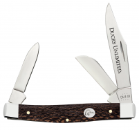 Case XX Ducks Unlimited Black Sycamore Stockman 17531 Stainless Pocket Knife