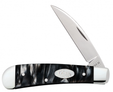 Case xx Knives Swayback Jack Black Pearl Kirinite White Sparxx 23675 Stainless