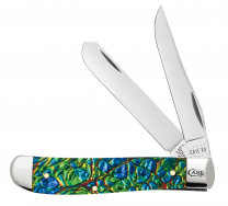 Case xx Knives Black Sea Dichrolam Mini Trapper Stainless 25116 Pocket Knife