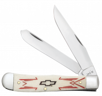 Case xx Knives Trapper Chevrolet Natural Bone 33721 Stainless Knife