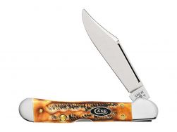 Case xx Knives Mini Copperlock 6.5 BoneStag 39878 Stainless Pocket Knife