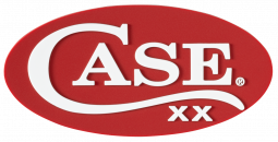 CASE XX Knives Red & White Rubber 50259 Velcro Patch