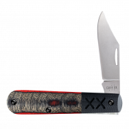 Case xx Knives Barlow XR Crossroads 53162 Red, Black & Tan Richlite S35VN Knife