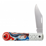 Case xx Knives Barlow XR Crossroads 53164 Red, White Blue Burl G-10 S35VN Knife