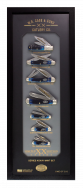 Case xx Knives Limited Edition 53987 Ocean Blue Bone Gator Jig 7-Piece Mint Set