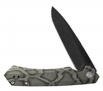 Case xx Knives Shot Show Kinzua 64636 OD Snake Skin Aluminum S35VN Pocket Knife