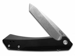 Case xx Knives Kinzua Frame Lock 64673 Black Aluminum CPM20CV Steel Pocket Knife