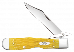 Case xx Knives Cheetah Cub Platts Jig Yellow Bone 75317 Stainless Pocket Knife