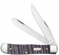 Case xx Knives Purple Curly Maple Ichthus Trapper 80540 Stainless Pocket Knife