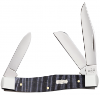 Case xx Knives Purple Curly Maple Ichthus Stockman 80541 Stainless Pocket Knife