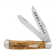 Case xx Knives Trapper Army vs Navy Antique Bone AWMH54AN Stainless Pocket Knife