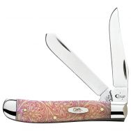Case xx Knives Mini Trapper Western Tooled Natural Bone AWTC07WT Pocket Knife