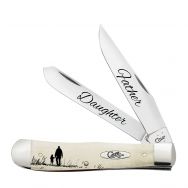 Case xx Trapper Father & Daughter Natural Bone Stainless Pocket Knife