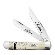 Case xx Trapper Father & Son Natural Bone Stainless Pocket Knife