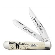 Case xx Trapper Grandfather & Grandson Natural Bone Stainless Pocket Knife