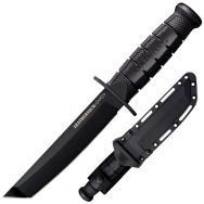 Cold Steel Knives Leatherneck Fixed Blade Knife 39LSFCT Black Tanto D2 Kray-Ex