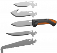 Cold Steel Knives Click-n-Cut Max Hunting Knife Kit CC-FLDKIT Stainless 5-Blade