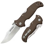 Cold Steel Knives Bush Ranger Lockback 31A CPM S35VN Stainless Brown G10